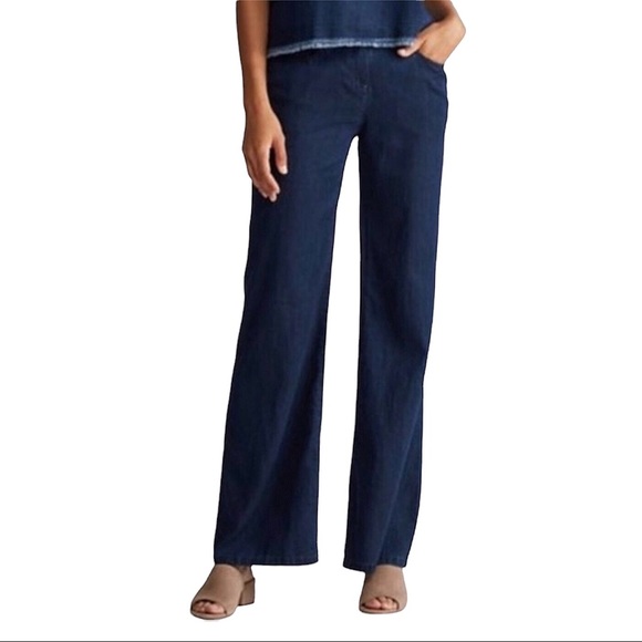 Eileen Fisher Denim - Eileen Fisher Wide Leg Jeans